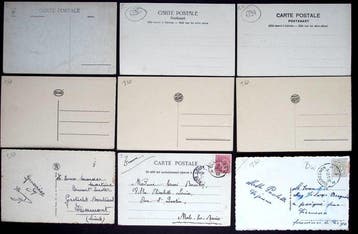 België - 443 postkaarten België, provincie Henegouwen -, Gelopen
