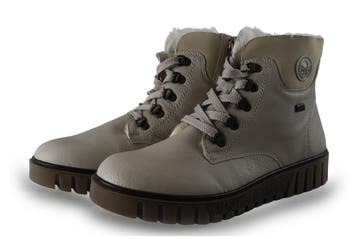Rieker Veterboots in maat 40 Beige, Kleding | Heren, Schoenen, Overige kleuren, Verzenden, Boots, Zo goed als nieuw
