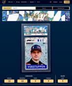 2025 Topps Max Verstappen 75/75 - POP1 - ACE 9 Graded card