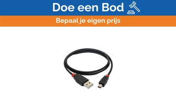 Bieden: Lindy USB 2.0 Cable Type A to Mini-B - 1m - 31884, Ophalen of Verzenden