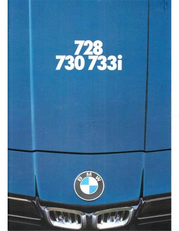 1978 BMW 7 SERIE BROCHURE FRANS, Nieuw