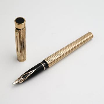 Sheaffer - Targa 1007 23ct Chequered Gold Plated - Zonder