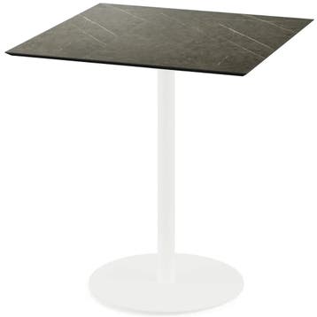 Inklapbare Tafel | URBAN | HPL/RVS | Marmerlook Blad | Wit, Verzenden