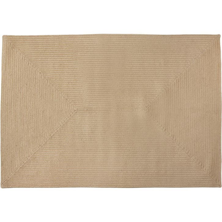 tectake Gevlochten vloerkleed Vibe van jute, boho-stijl - 12, Maison & Meubles, Ameublement | Tapis & Moquettes, Envoi
