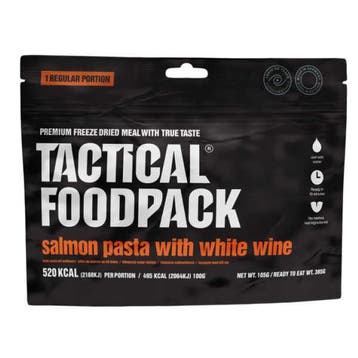 Zalmpasta met Witte Wijn - Tactical Foodpack, Verzenden