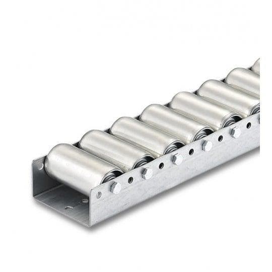 Pallet rollerbaan rail staal 150kg nieuw Asafstand 60mm, Articles professionnels, Machines & Construction | Chariots élévateurs & Transport interne