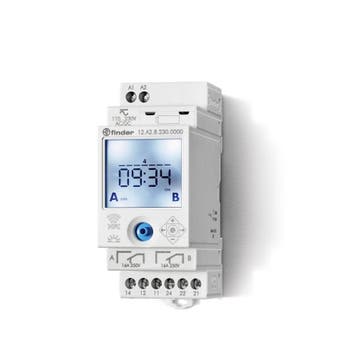 Finder Astronomische Tijdschakelaar 2CO 16A 230V -, Doe-het-zelf en Bouw, Verzenden, Nieuw