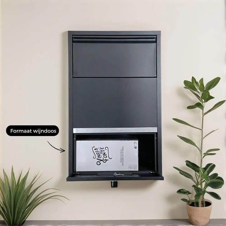 ParcelXL® - Pakketbrievenbus - Pakketbox - HomeBox -, Tuin en Terras, Brievenbussen, Staande brievenbus, Nieuw, Staal, Verzenden