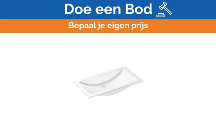 Bieden: Alape EB.R800 build in Washbasin 800 x, Bricolage & Construction, Sanitaire, Enlèvement ou Envoi