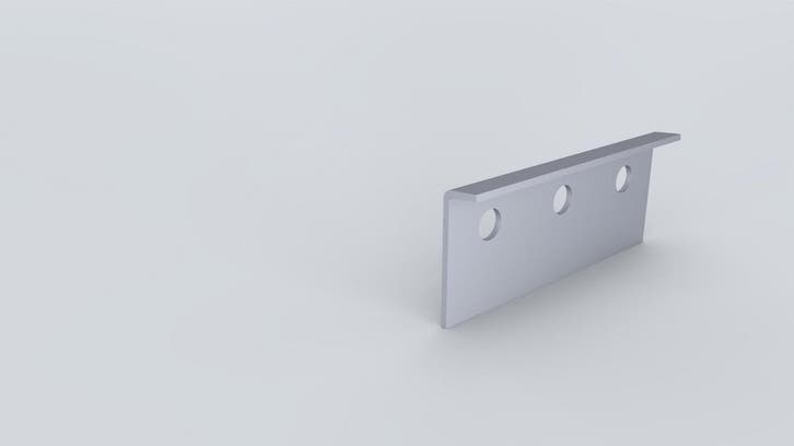 Drukverdeelplaatje voor wandpanelen, Doe-het-zelf en Bouw, Dakpannen en Dakbedekking, Ophalen of Verzenden