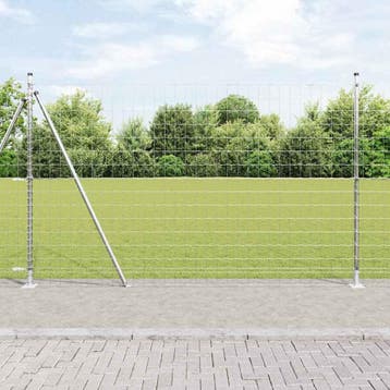 vidaXL Euro-hek met betonnen voetstuk 10 x 1,6 m, Verzenden