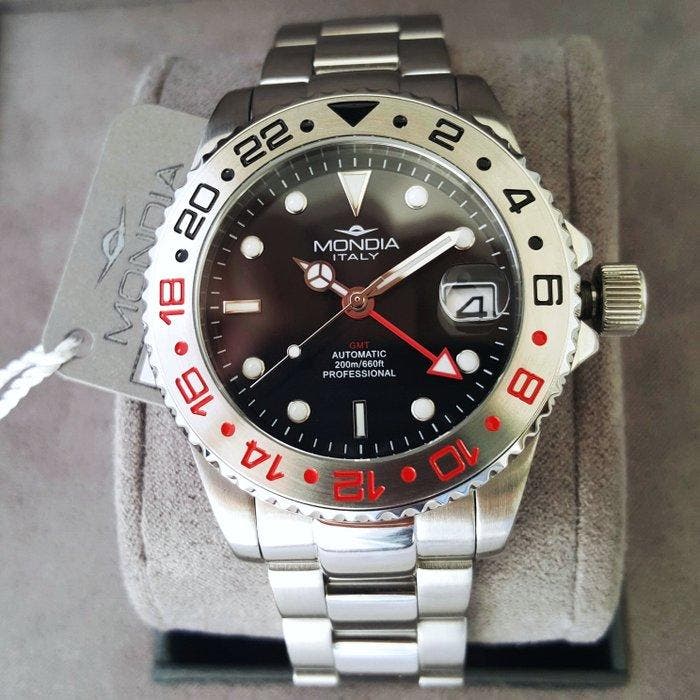 Mondia - Automatic GMT - 24 Jewels - Diver - New - Heren -, Bijoux, Sacs & Beauté, Montres | Hommes
