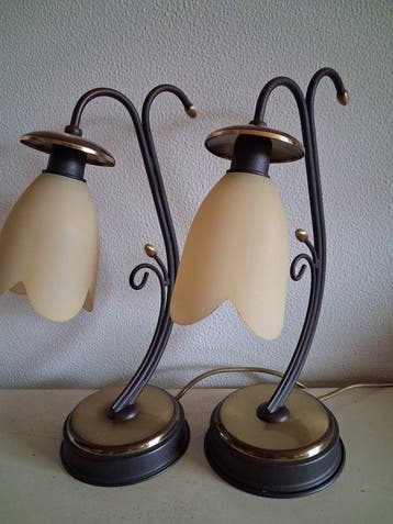 Royal Design - Lampe de table (2) - Laiton doré - Lampes, Nieuw