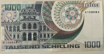 Oostenrijk. - 1000 Schilling - 1983 - Pick 152 (Zonder