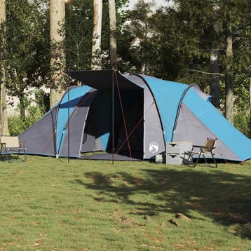 vidaXL Koepeltent 6-persoons waterdicht blauw, Verzenden