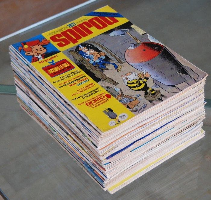 Spirou (magazine) - Année 1977 complète + tous les, Boeken, Stripverhalen