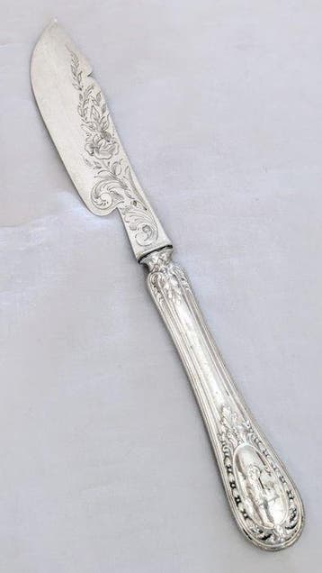Émile Huignard - Tafelmes - .950 zilver, .800 zilver -