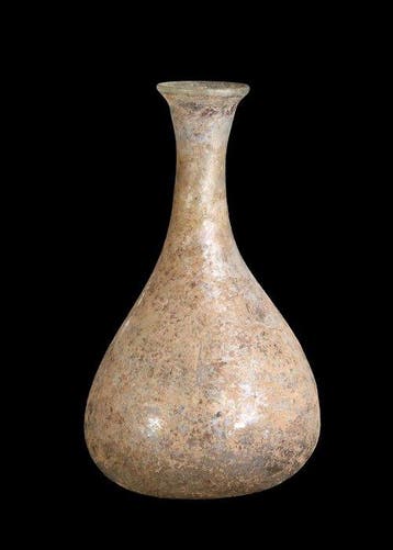 Oud-Romeins Glas Fles (Zonder minimumprijs), Antiek en Kunst
