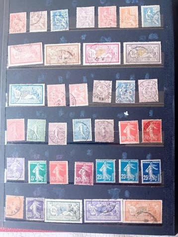 France 1876/1953 - superbe collection de timbres français -, Gestempeld