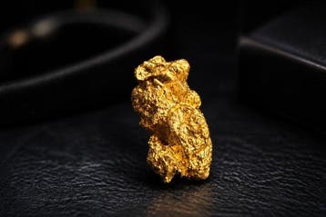 Goud Goud nugget - Hoogte: 8.53 mm - Breedte: 6.44 mm- 0.96