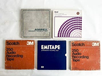 Ampex, Zonal, Scotch (3M), Emitape - Zonal 820 / 250 Audio /