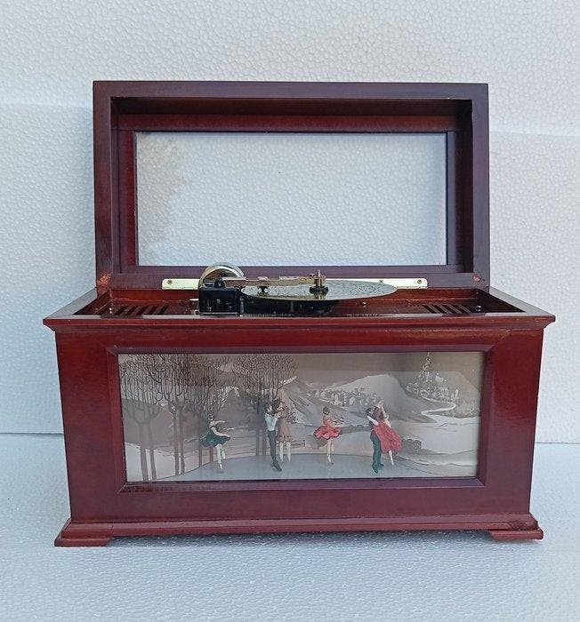 Mr. Christmas Music box - Muziekdoos - Verenigde Staten -, Antiek en Kunst, Curiosa en Brocante