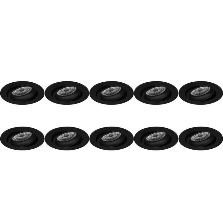 Spot Armatuur 10 Pack - Kantelbare GU10 Inbouwspot van Alumi, Maison & Meubles, Lampes | Autre, Envoi