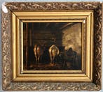 École animalière européenne (c.1860) - Intérieur d’étable