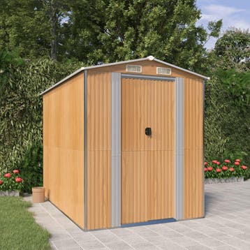 vidaXL Tuinschuur 192x274x223 cm gegalvaniseerd staal, Verzenden