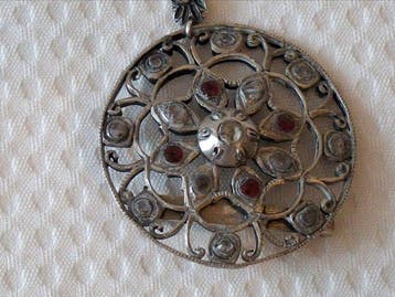 Zilver - Broche - Lot antiek Sieraden, zilv
