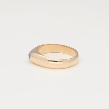 Ring - 18 karaat Geel goud Diamant (Natuurlijk), Nieuw