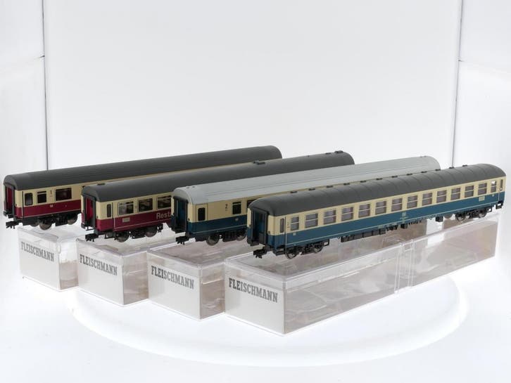 Schaal H0 Fleischmann 561901 4-delige personenrijtuigen s..., Hobby & Loisirs créatifs, Trains miniatures | HO, Enlèvement ou Envoi