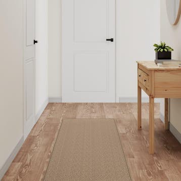 vidaXL Tapijtloper 50x200 cm sisal-look zandkleurig, Verzenden