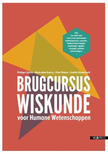 Brugcursus Wiskunde | Nieuw, Boeken, Verzenden, Nieuw, Philippe Carette; Marie-Anne Guerry; Peter Theuns; Camille Vanderhoeft