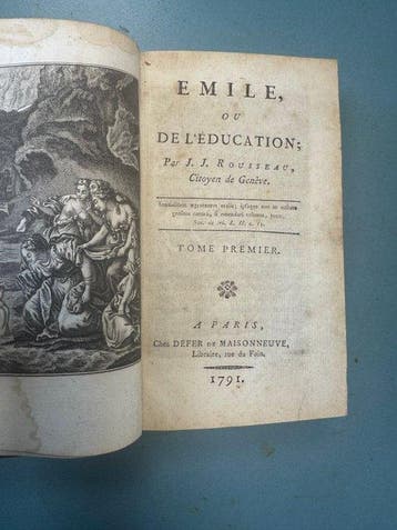 J. J. Rousseau - Émile, ou De léducation - 1791