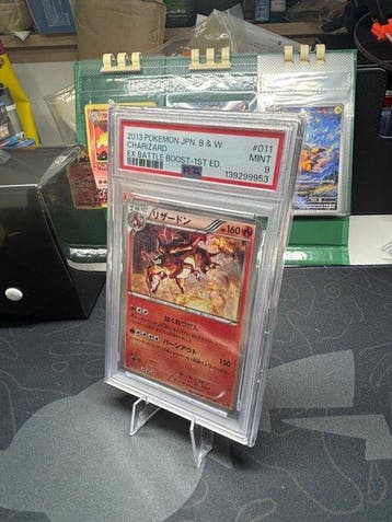 Pokémon - 1 Graded card - Dracaufeu #011 Première édition,, Hobby & Loisirs créatifs, Jeux de cartes à collectionner | Pokémon