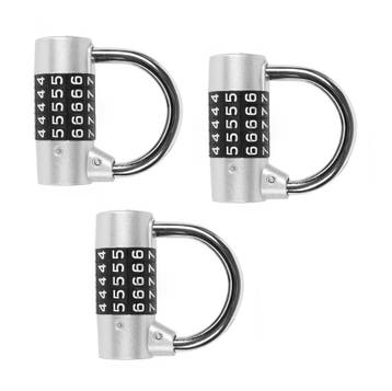 Set van 3 hangsloten (cijfersloten, 65 mm), Verzenden, Nieuw