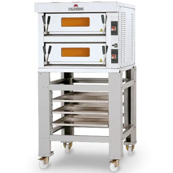 Pizzaoven | TEKNO | Elektrisch | 2 Bakkamers | 0°C/450°C |, Articles professionnels, Horeca | Équipement de cuisine, Envoi