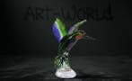 Statue, Murano stijl kolibrie 24.5 cm (Zonder Minimumprijs)