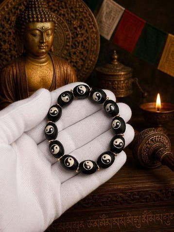 Bracelet tibétain Yin Yang - Protection suprême contre les