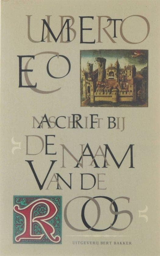 Naschrift bij "De naam van de roos" - Eco, Boeken, Romans, Verzenden
