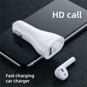 Joyroom Auto USB-adapter met draadloze ear bud, Ophalen of Verzenden, Nieuw