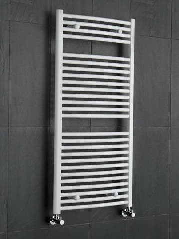 Sanifun handdoekradiator Medina Rondo 1000 x 500 Wit, Radiator