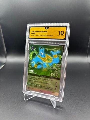 Disney - 1 Graded card - Disney Lorcana - Genie D100, Verzamelen, Nieuw