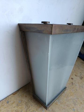 sculptuur, Lampada applique - 36 cm - Messing