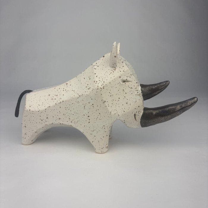 Mario Klara (1973) - Rhino, Antiquités & Art, Art | Objets design