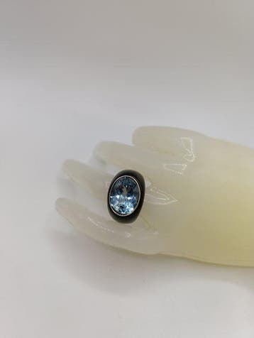 Sans prix de réserve - Bague - 14 carats Or jaune, Topazio, Bijoux, Sacs & Beauté, Bagues