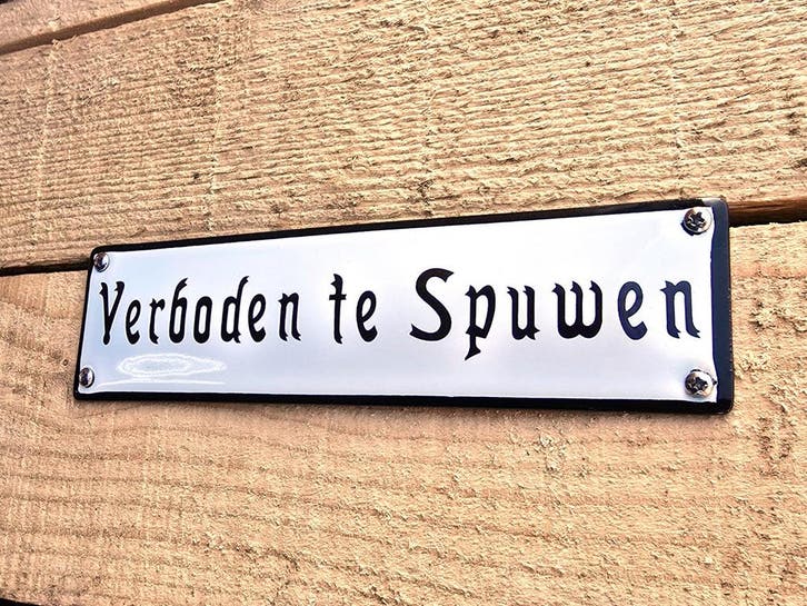 Verboden te spuwen, Collections, Marques & Objets publicitaires, Envoi