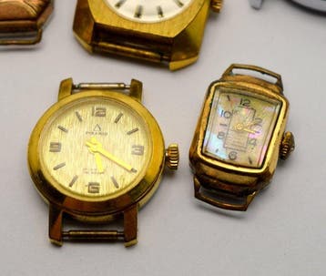 Collection of 6 x Mechanical movements - Vintage, Art Deco -