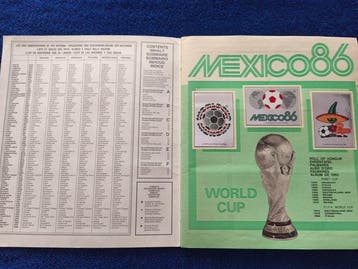 Panini WC Mexico 86 Maradona sticker in good condition, Foil